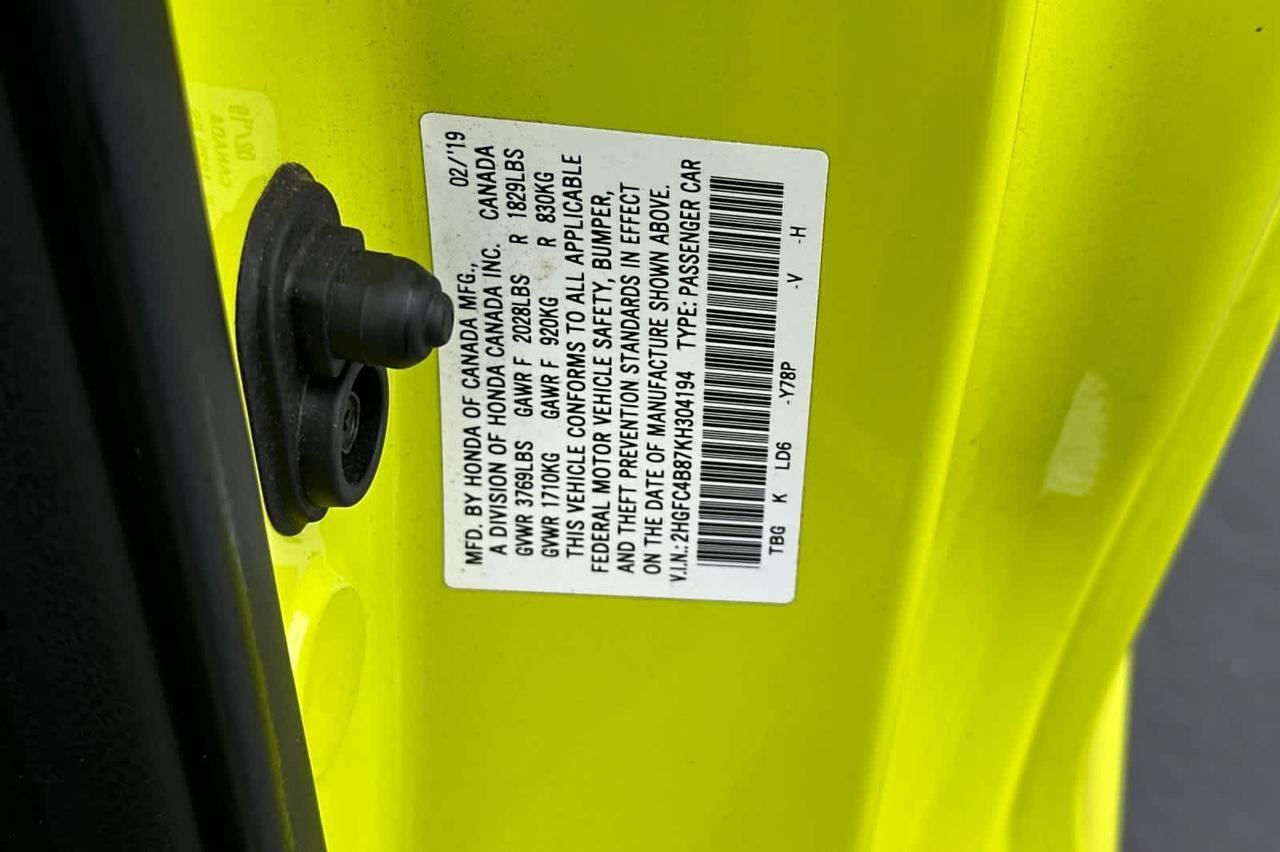 2019 Honda Civic Coupe Sport Roseville CA