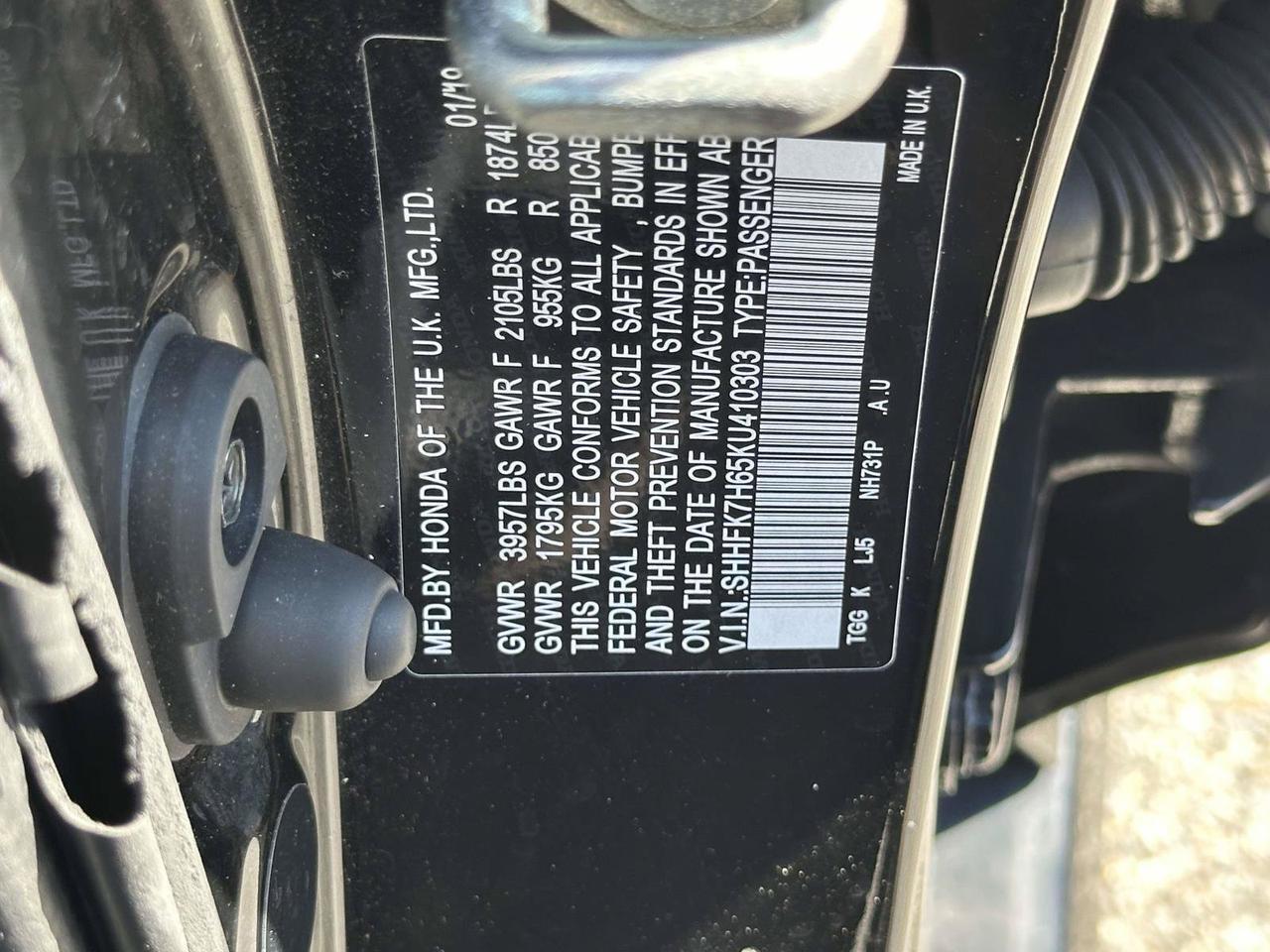 2019 Honda Civic EX Alexandria VA