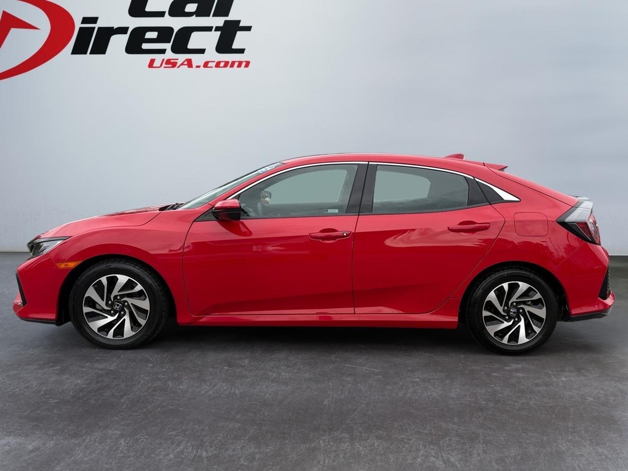 2019 Honda Civic Hatchback LX, LANE KEEP ASSIST, ECON MODE, FORWARD COLLISION ALERT, BACKUP CAMERA, BLUETOOTH, LOW MILES, CLEAN CARFAX, HOT RED RIDE! Virginia Beach VA