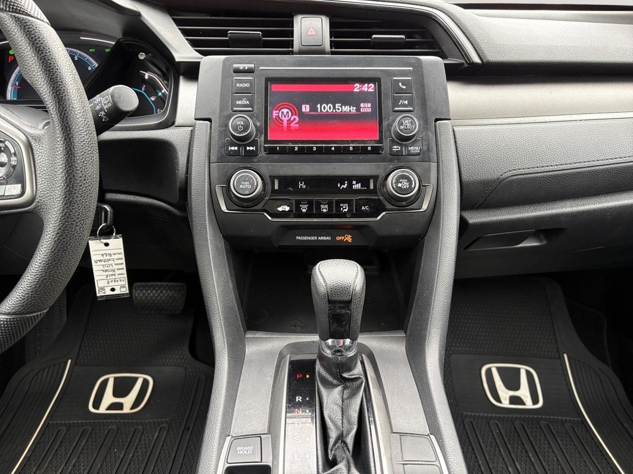 2019 Honda Civic Hatchback LX, LANE KEEP ASSIST, ECON MODE, FORWARD COLLISION ALERT, BACKUP CAMERA, BLUETOOTH, LOW MILES, CLEAN CARFAX, HOT RED RIDE! Virginia Beach VA