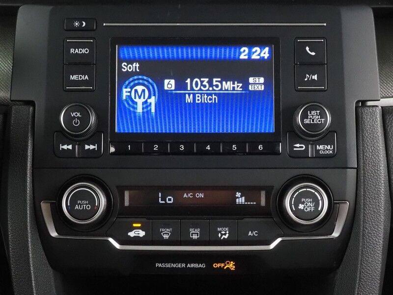 2019 Honda Civic Sedan LX *ADAPTIVE CRUISE, LANE KEEP ASSIST, FORWARD COLLISION ALERT, BACKUP-CAMERA, COLOR DISPLAY, MULTI-FUNCTION STEERING WHEEL, AUTO CLIMATE CONTROL, BLUETOOTH PHONE & AUDIO Round Rock TX