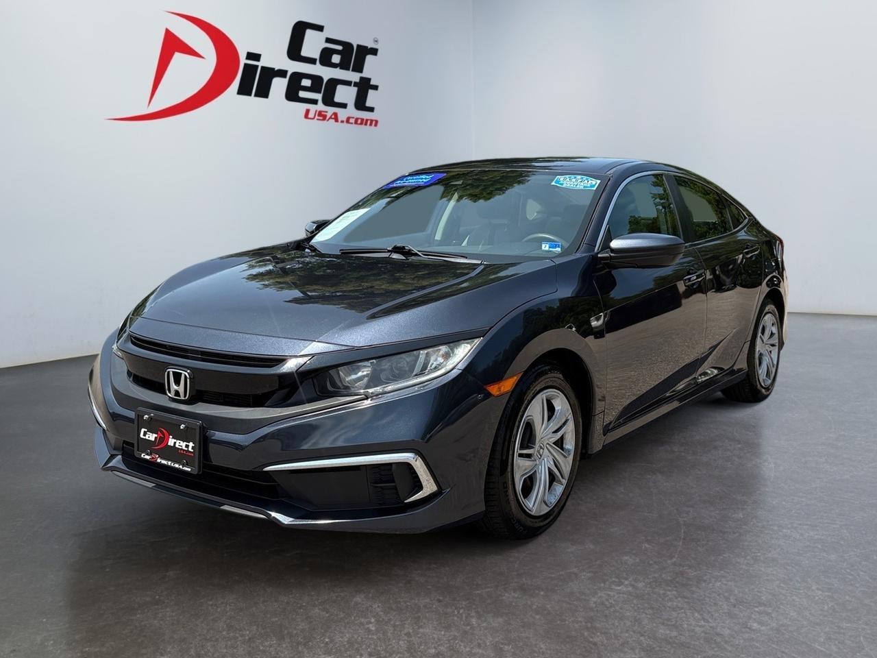 2019 Honda Civic Sedan LX, BACKUP CAMERA, BLUETOOTH, AUX PORT, BLIND SPOT ALERT, LANE KEEP ASSIST, FORWARD COLLISION WARNING, CRUISE CONTROL, ONLY 51K MILES, CLEAN CARFAX, THIS HONDA IS LIKE BRAND NEW & READY FOR YOU! Virginia Beach VA