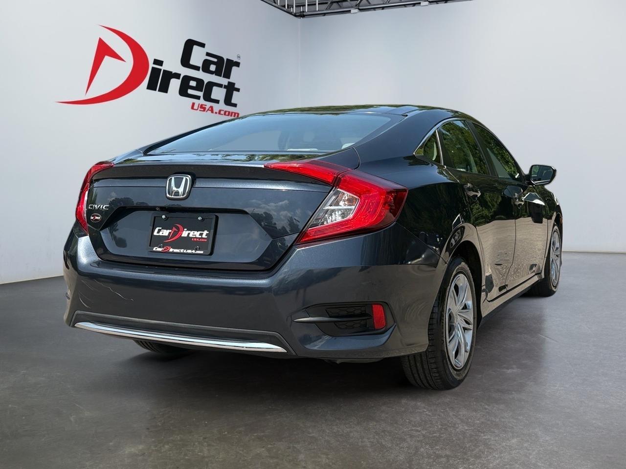 2019 Honda Civic Sedan LX, BACKUP CAMERA, BLUETOOTH, AUX PORT, BLIND SPOT ALERT, LANE KEEP ASSIST, FORWARD COLLISION WARNING, CRUISE CONTROL, ONLY 51K MILES, CLEAN CARFAX, THIS HONDA IS LIKE BRAND NEW & READY FOR YOU!
