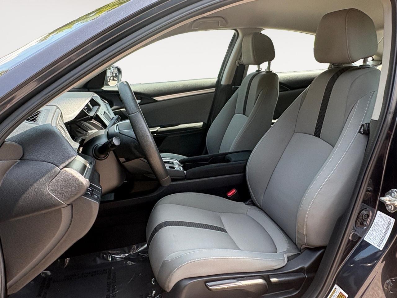 2019 Honda Civic Sedan LX, BACKUP CAMERA, BLUETOOTH, AUX PORT, BLIND SPOT ALERT, LANE KEEP ASSIST, FORWARD COLLISION WARNING, CRUISE CONTROL, ONLY 51K MILES, CLEAN CARFAX, THIS HONDA IS LIKE BRAND NEW & READY FOR YOU!