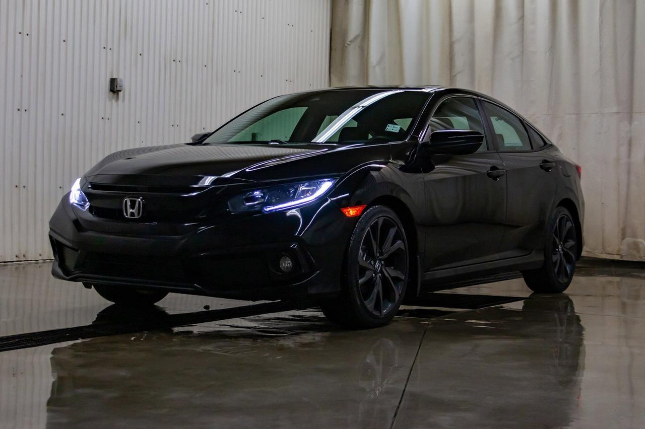 2019 Honda Civic Sedan Sport Roof BCam Red Deer AB