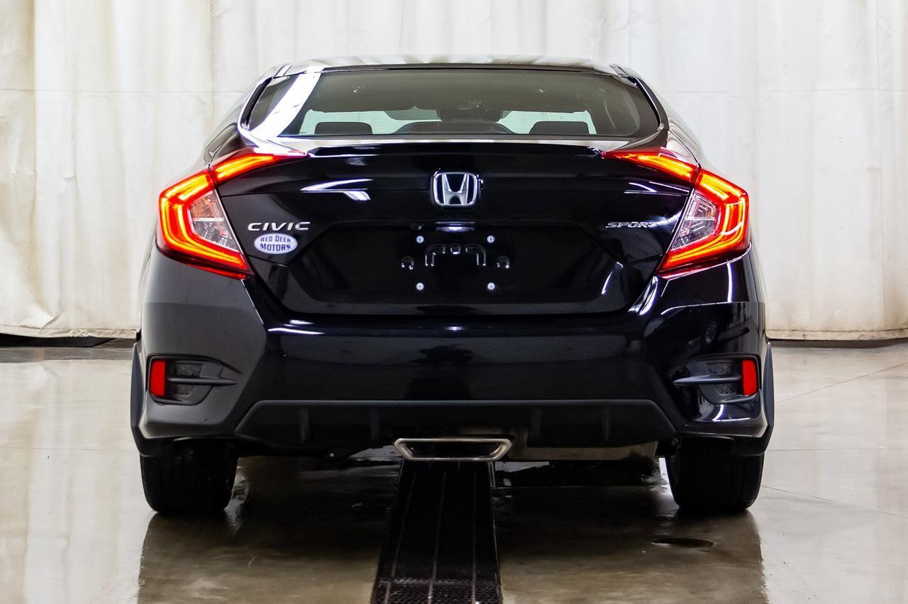 2019 Honda Civic Sedan Sport Roof BCam Red Deer AB