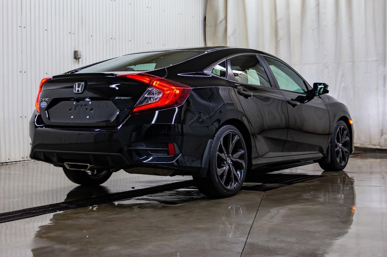 2019 Honda Civic Sedan Sport Roof BCam Red Deer AB