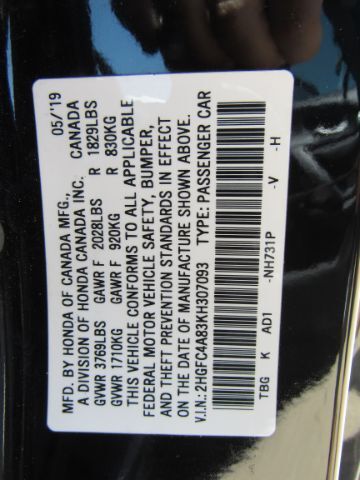 2019 Honda Civic Sport Coupe 6M Plano TX