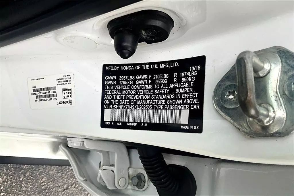 2019 Honda Civic Sport Hatchback 4D Maitland FL
