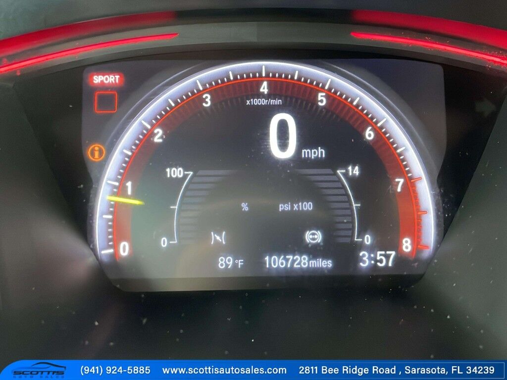2019 Honda Civic Type R TOURING~BLUETOOTH~BUCKETS SEATS~CARBON FIBER~SPOILER~AFTERMARKET EQ~HOOD SCOOP~PRE WIRED FOR AMPLIFIER~TURBOCHARGER~ONLINE FINANCE AND SHIPPING AVAILABLE!!! Sarasota FL