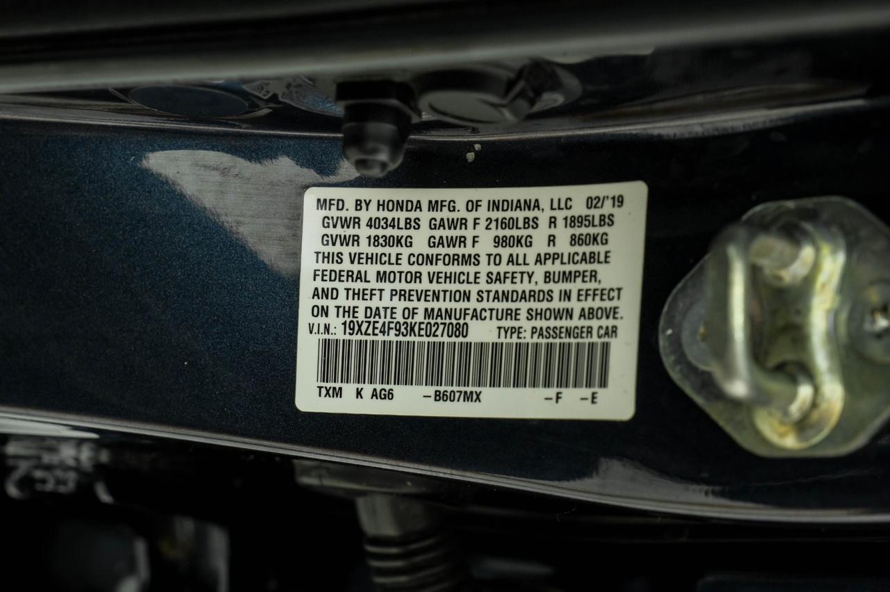 2019 Honda Insight TOURING HONDA SENSING SUITE NAVIGATION SUNROOF LEATHER HEATED SE Carrollton TX