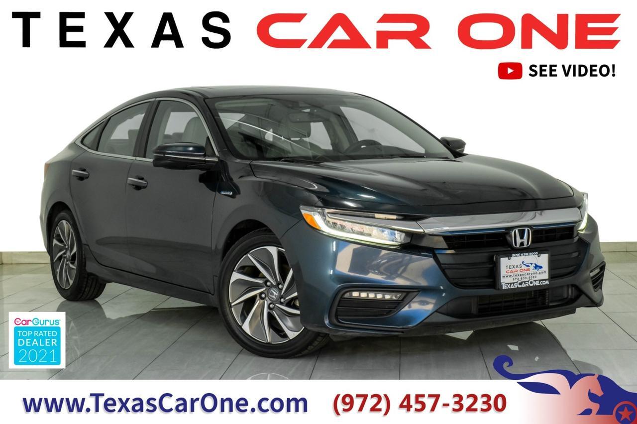 2019 Honda Insight TOURING HONDA SENSING SUITE NAVIGATION SUNROOF LEATHER HEATED SE