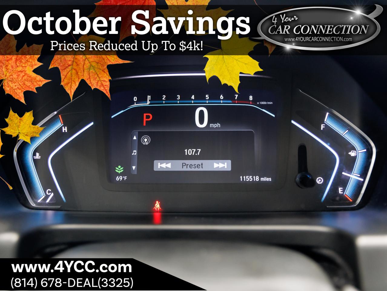 2019 Honda Odyssey EX-L 7-Passenger Cranberry PA