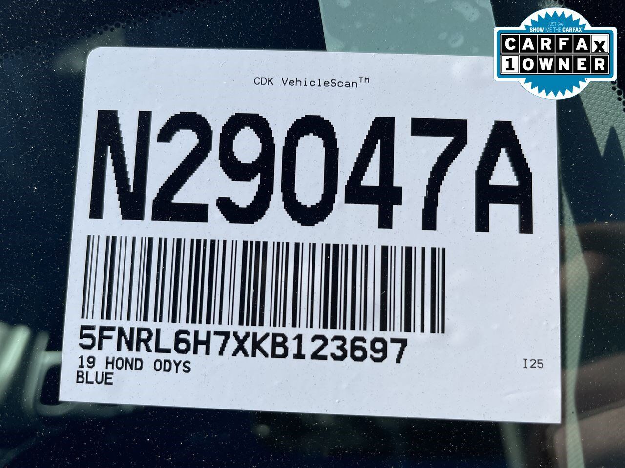 2019 Honda Odyssey EX-L White River Junction VT