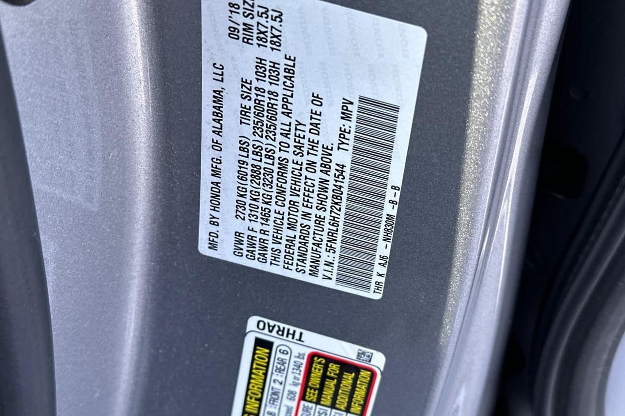2019 Honda Odyssey EX-L w/Navi/RES Roseville CA