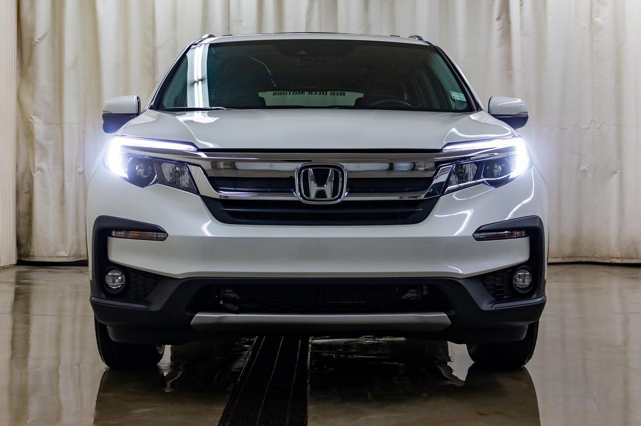 2019 Honda Pilot AWD EX-L 8 Passenger Leather Roof Nav Red Deer AB