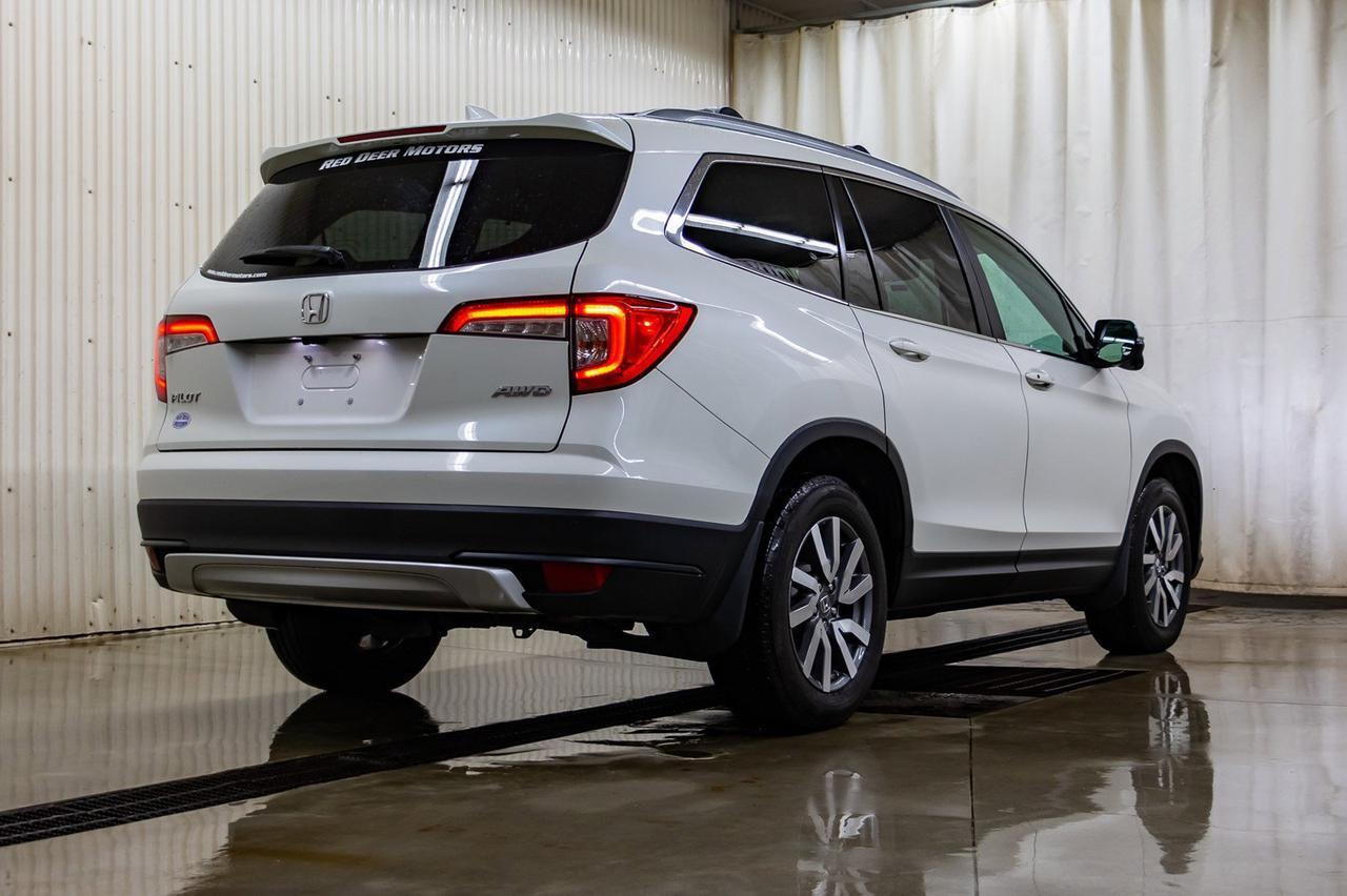 2019 Honda Pilot AWD EX-L 8 Passenger Leather Roof Nav Red Deer AB