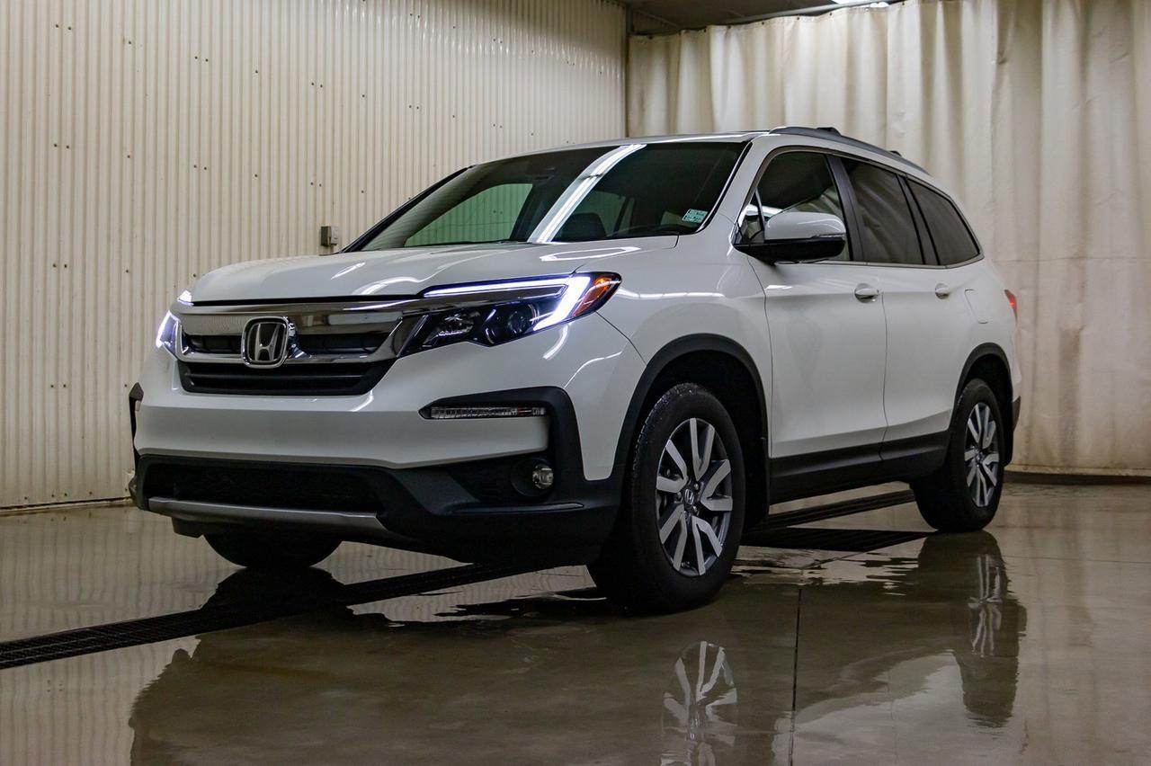 2019 Honda Pilot AWD EX-L 8 Passenger Leather Roof Nav Red Deer AB