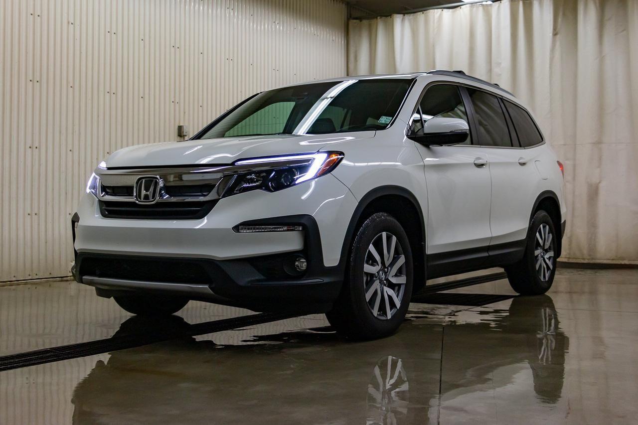 2019 Honda Pilot AWD EX-L 8 Passenger Leather Roof Nav Red Deer AB