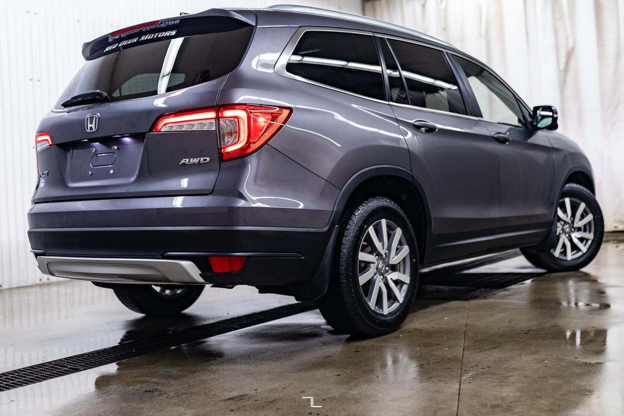 2019 Honda Pilot AWD EX Roof BCam 3rd Row Red Deer AB