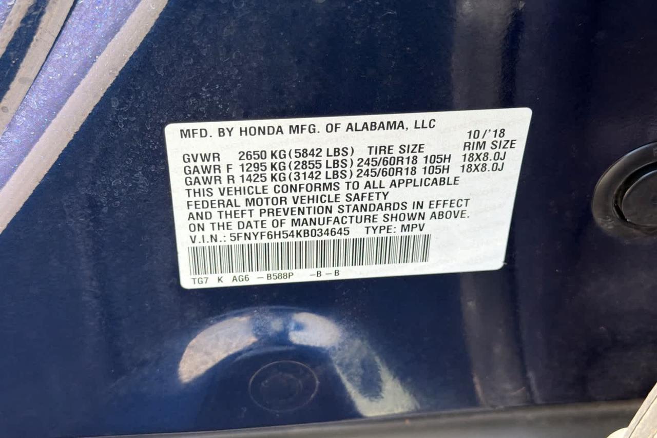2019 Honda Pilot EX-L Roseville CA