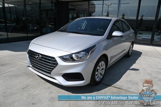 2019 Hyundai Accent SE / Automatic / 1.6L I-4 GDI / Power Locks, Windows & Mirrors / Premium Cloth Seats / Bluetooth / AUX & USB Input / Back Up Camera / Cruise Control / Air Conditioning / 38 MPG Anchorage AK