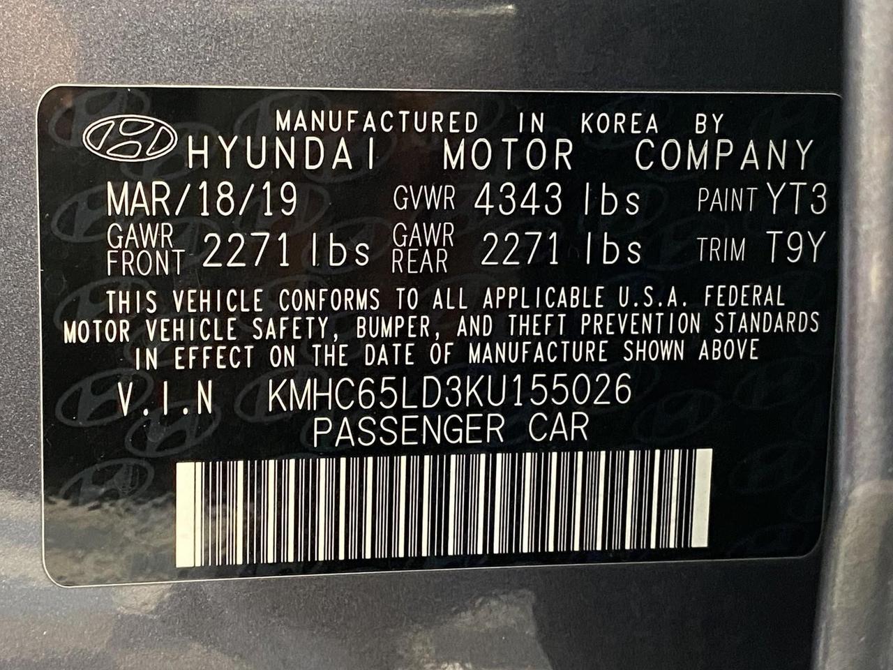 2019 Hyundai Ioniq Plug-In Hybrid Richmond Hill NY