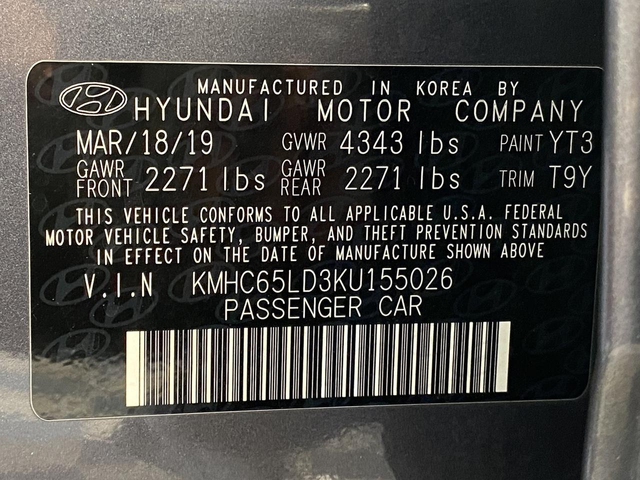 2019 Hyundai Ioniq Plug-In Hybrid Richmond Hill NY
