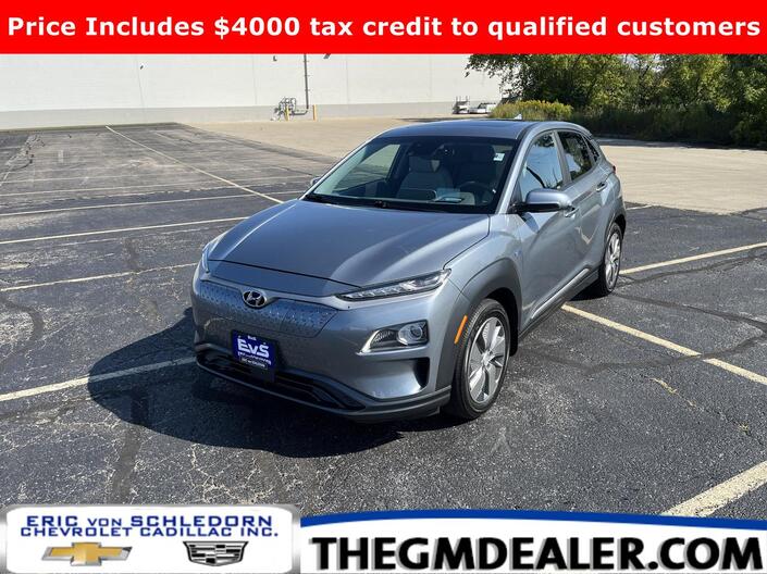 2019 Hyundai Kona Electric Price Includes $4000 tax credit to qualified customers Ultimate w/Sunroof Nav HtdCldMemLthr Milwaukee WI
