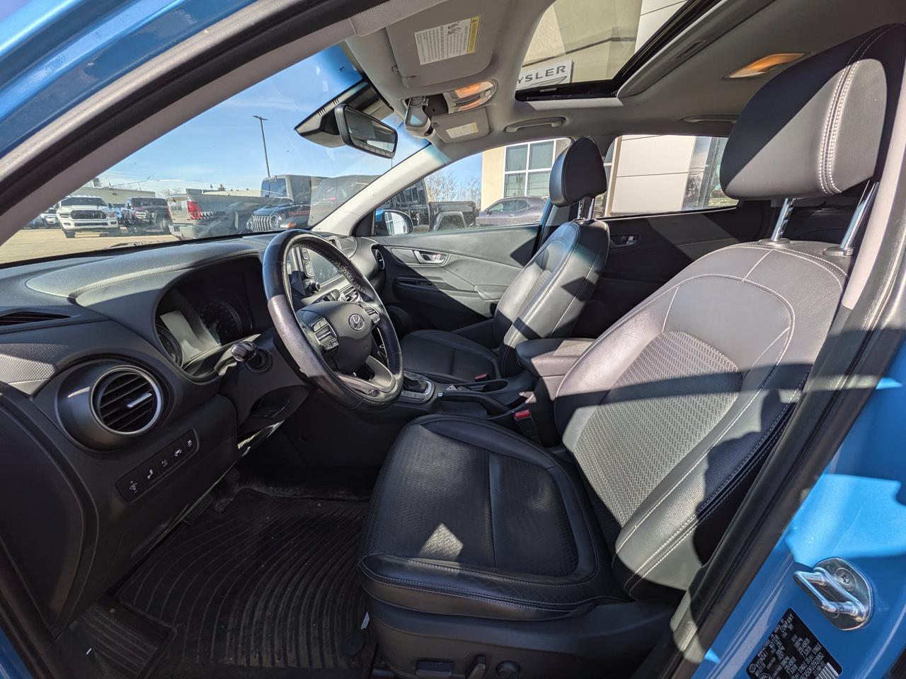 2019 Hyundai Kona Ultimate AWD | Low KMs | Premium Leather | Power Sunroof | HUD | NAV | 8IN Touchscreen Redwater AB