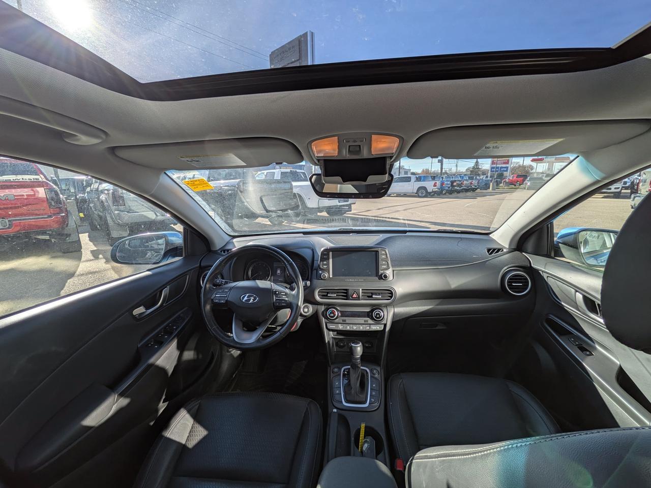 2019 Hyundai Kona Ultimate AWD | Low KMs | Premium Leather | Power Sunroof | HUD | NAV | 8IN Touchscreen Redwater AB