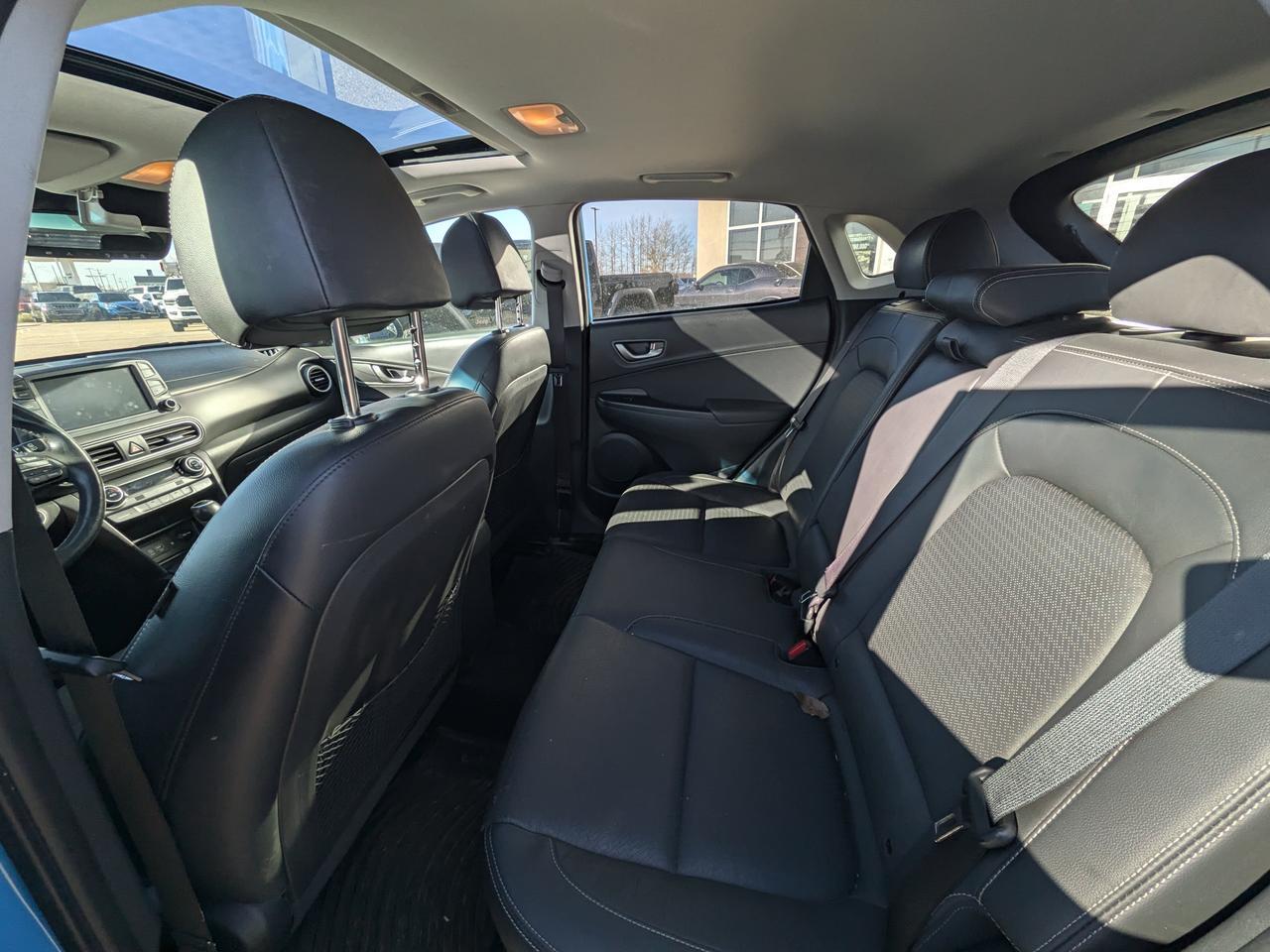 2019 Hyundai Kona Ultimate AWD | Low KMs | Premium Leather | Power Sunroof | HUD | NAV | 8IN Touchscreen Redwater AB