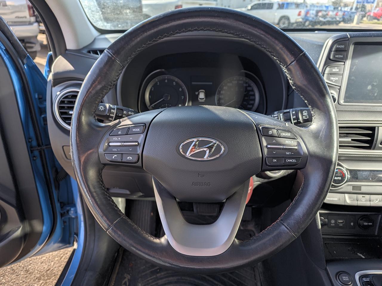 2019 Hyundai Kona Ultimate AWD | Low KMs | Premium Leather | Power Sunroof | HUD | NAV | 8IN Touchscreen Redwater AB