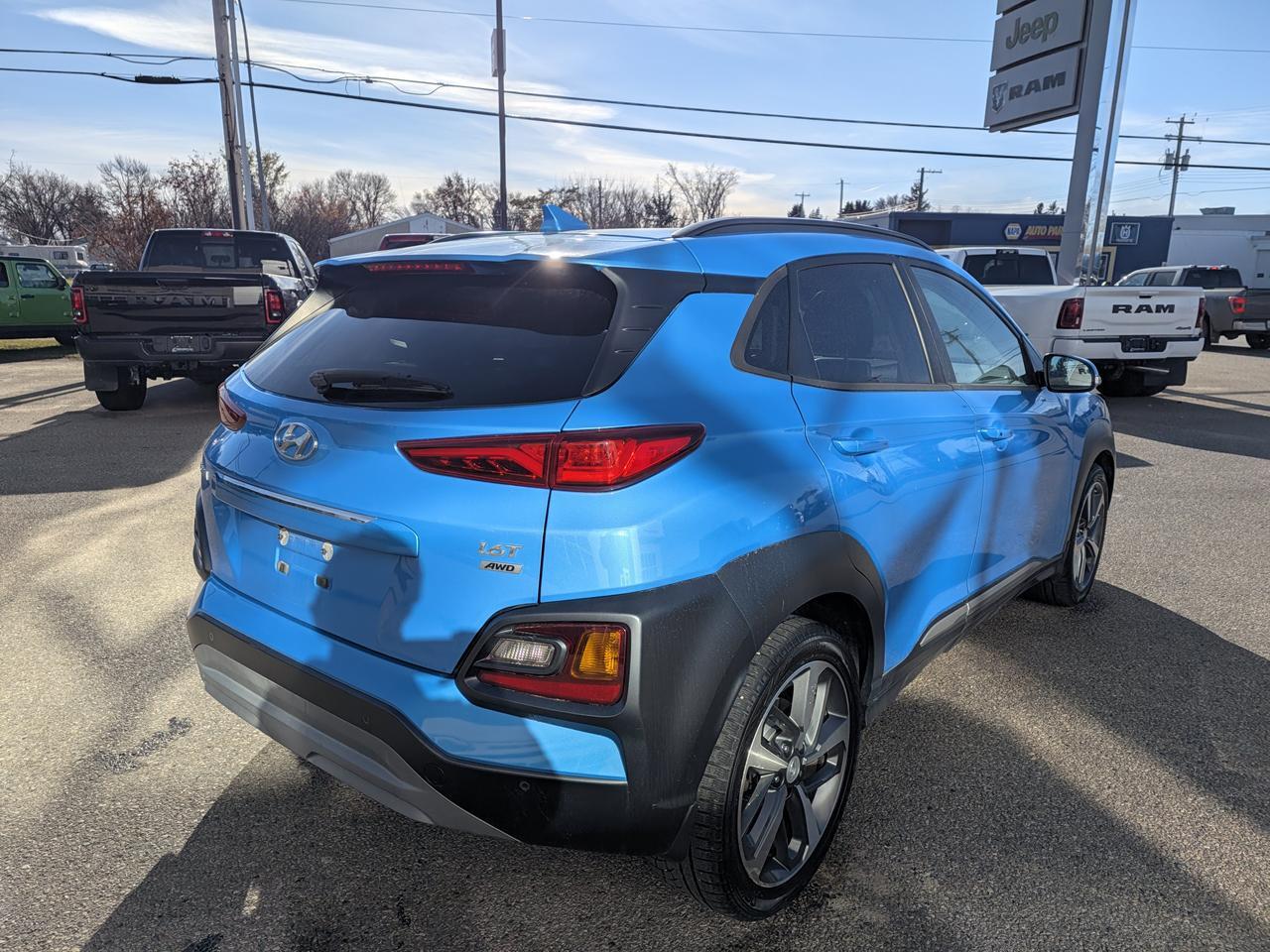 2019 Hyundai Kona Ultimate AWD | Low KMs | Premium Leather | Power Sunroof | HUD | NAV | 8IN Touchscreen Redwater AB