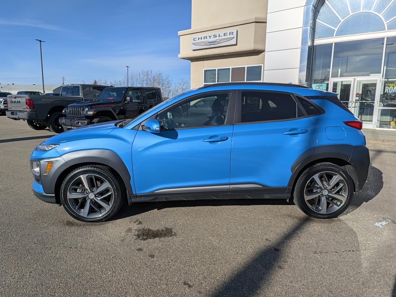 2019 Hyundai Kona Ultimate AWD | Low KMs | Premium Leather | Power Sunroof | HUD | NAV | 8IN Touchscreen Redwater AB