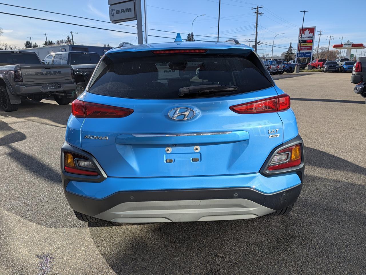2019 Hyundai Kona Ultimate AWD | Low KMs | Premium Leather | Power Sunroof | HUD | NAV | 8IN Touchscreen Redwater AB