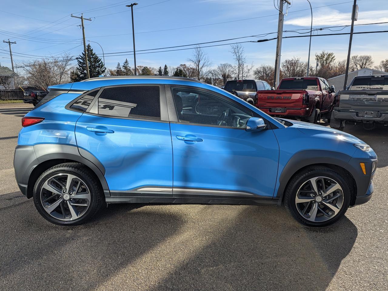 2019 Hyundai Kona Ultimate AWD | Low KMs | Premium Leather | Power Sunroof | HUD | NAV | 8IN Touchscreen Redwater AB