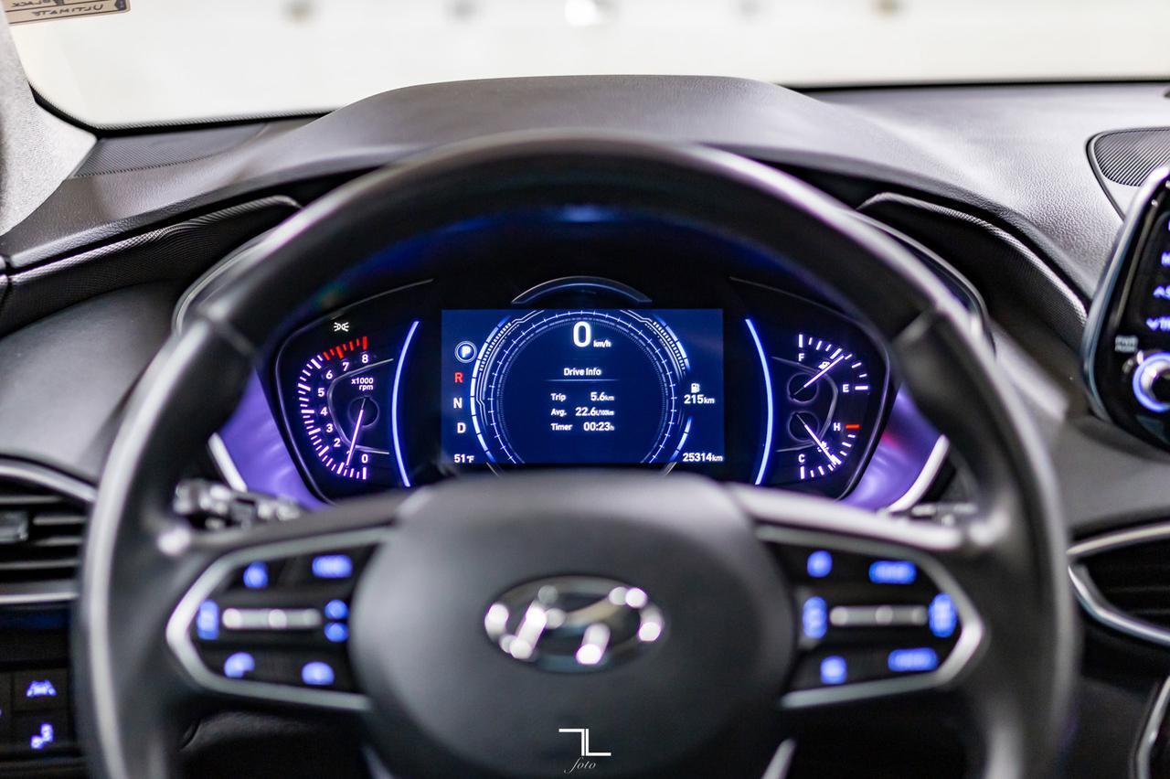 2019 Hyundai Santa Fe AWD Ultimate Leather Roof Nav BCam Red Deer AB