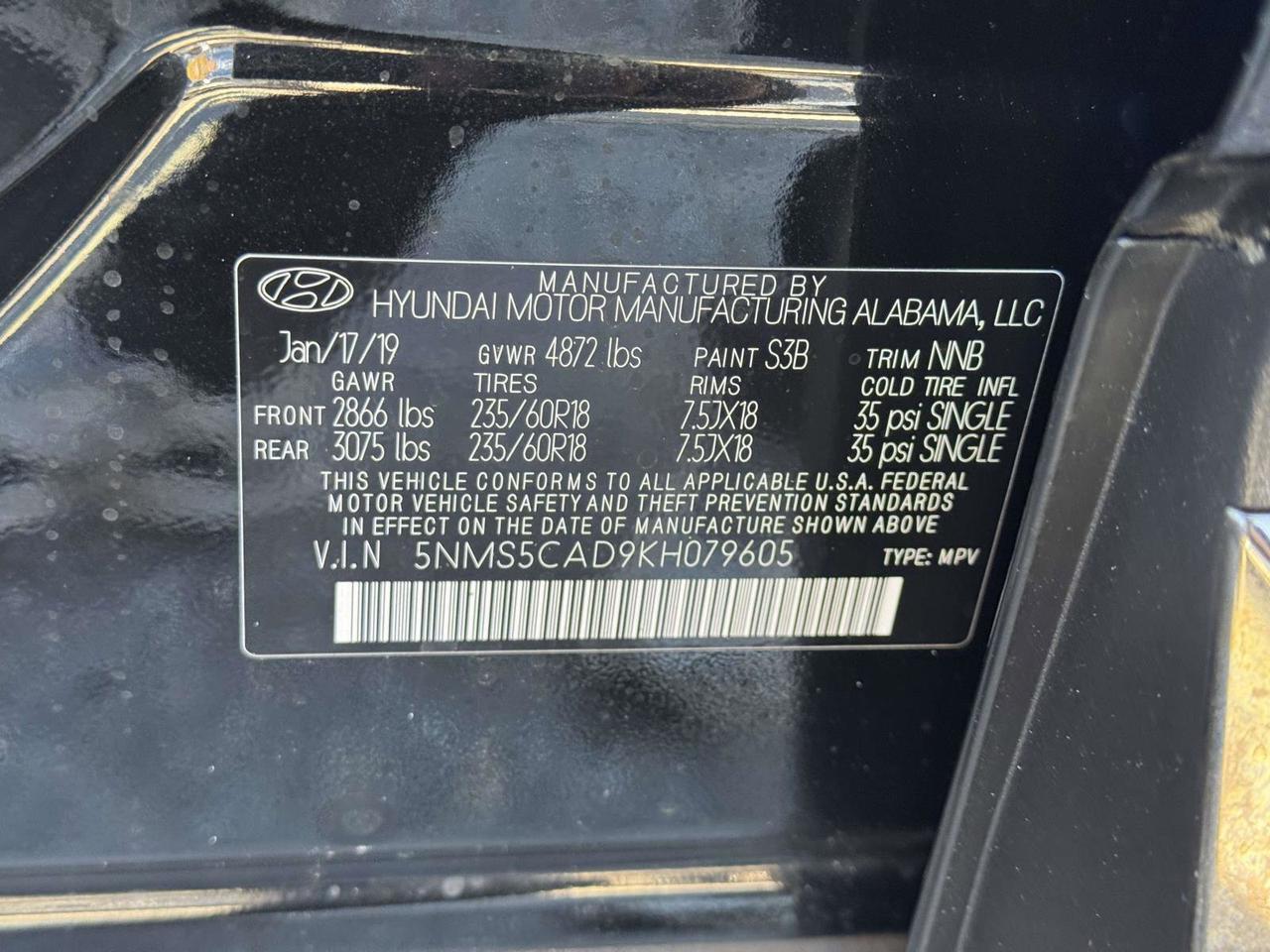 2019 Hyundai Santa Fe Limited San Clemente CA