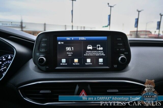 2019 Hyundai Santa Fe SE / AWD / Lane Departure & Blind Spot Alert / Apple CarPlay & Android Auto / Bluetooth / Backup Camera / Air Conditioning / Keyless Entry / 27 MPG / Studless Winter Tires Anchorage AK 2019 Hyundai Santa Fe SE / AWD / Lane Departure & Blind Spot Alert / Apple CarPlay & Android Auto / Bluetooth / Backup Camera / Air Conditioning / Keyless Entry / 27 MPG / Studless Winter Tires Anchorage AK