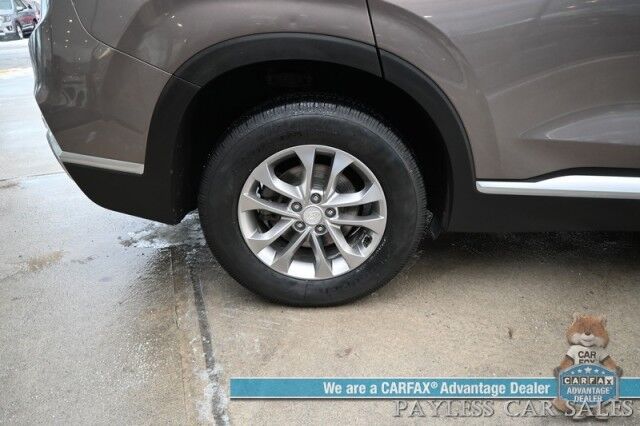 2019 Hyundai Santa Fe SE / AWD / Power Mirrors, Windows & Locks / Lane Departure & Blind Spot Alert / Apple CarPlay & Android Auto / Bluetooth / Backup Camera / Air Conditioning / Keyless Entry / 27 MPG / Studless Winter Tires Anchorage AK 2019 Hyundai Santa Fe SE / AWD / Power Mirrors, Windows & Locks / Lane Departure & Blind Spot Alert / Apple CarPlay & Android Auto / Bluetooth / Backup Camera / Air Conditioning / Keyless Entry / 27 MPG / Studless Winter Tires Anchorage AK