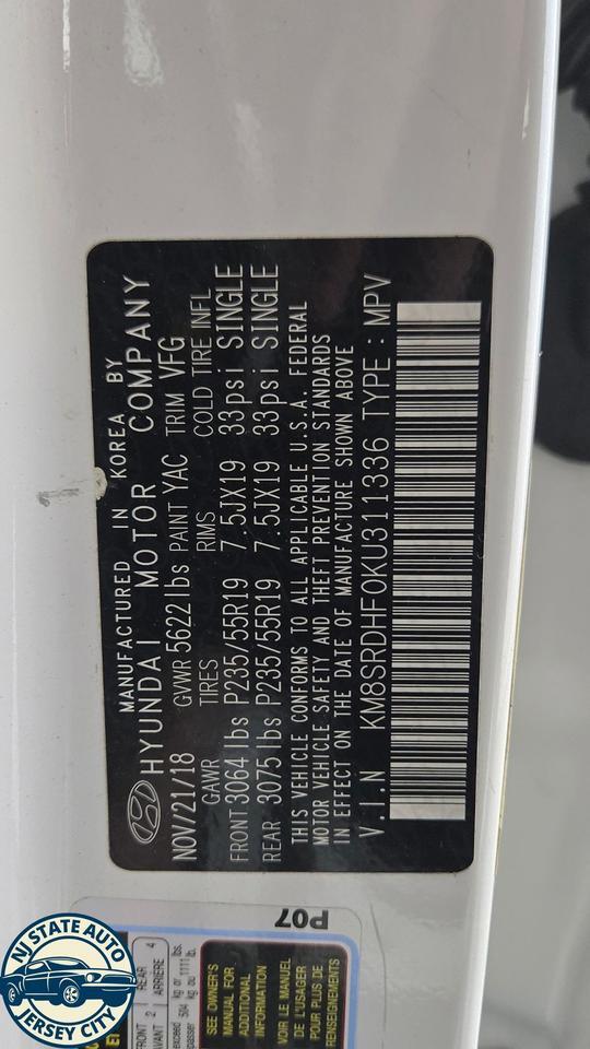 2019 Hyundai Santa Fe XL Limited Jersey City NJ