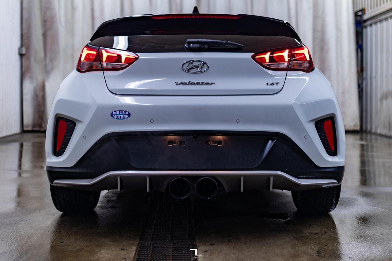 2019 Hyundai Veloster Turbo Tech Leather Roof Nav Red Deer AB