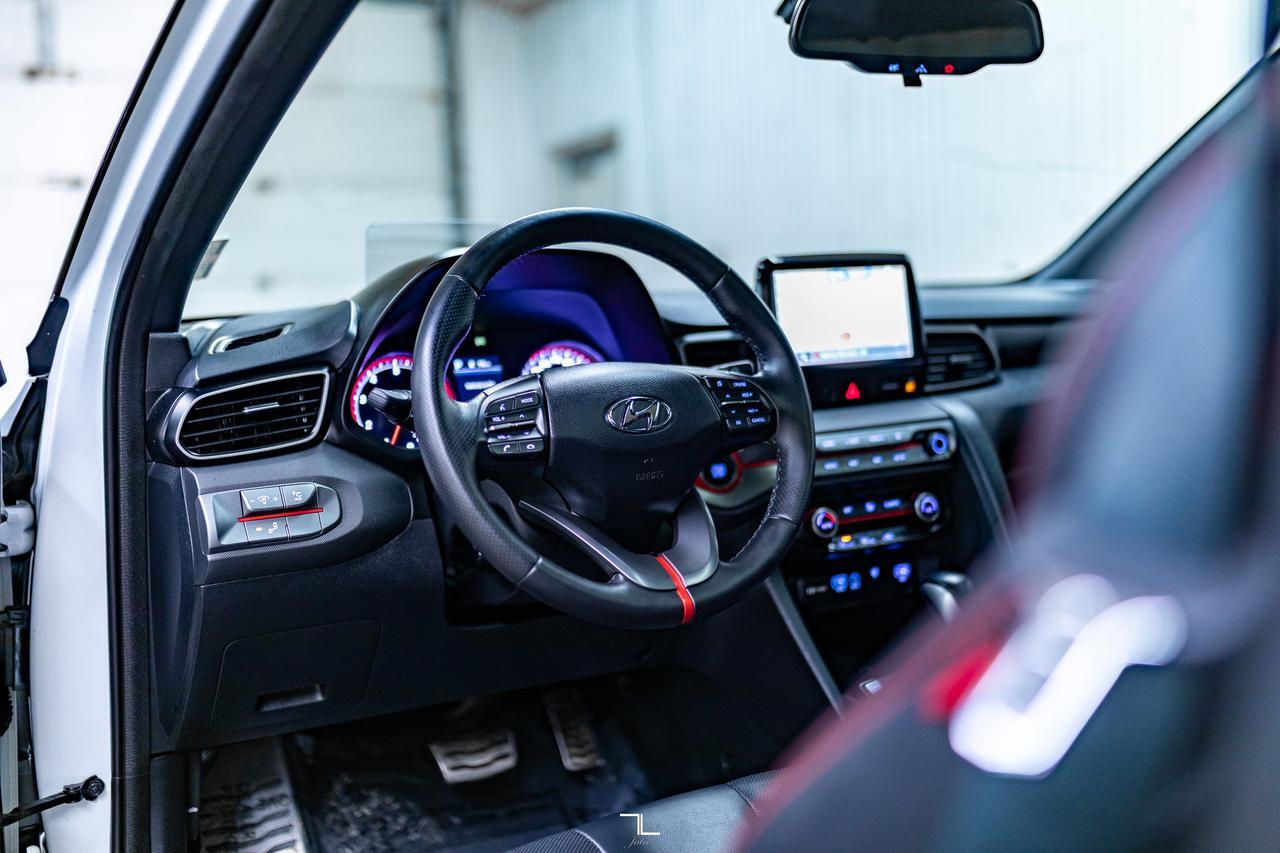 2019 Hyundai Veloster Turbo Tech Leather Roof Nav Red Deer AB