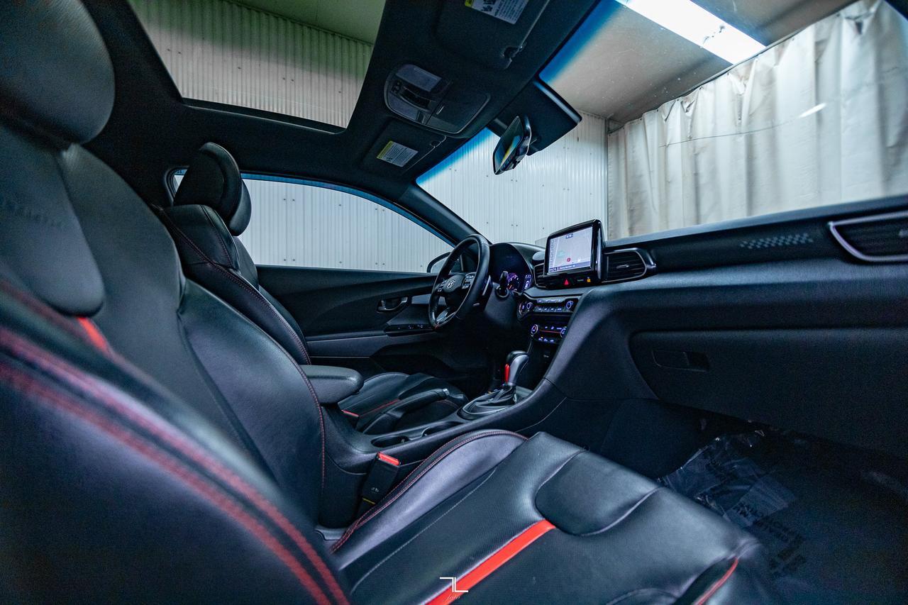 2019 Hyundai Veloster Turbo Tech Leather Roof Nav Red Deer AB