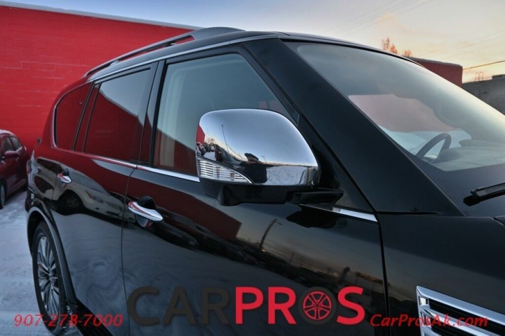 2019 INFINITI QX80 LUXE - All Wheel Drive - 5.6L V8 - Front & Rear Heated Leather Seats - Remote Start - 3rd Row - Seats 7 - Navigation - Backup Camera - Bose Sound System - Bluetooth - Rear Entertainment - 1 Owner Anchorage AK