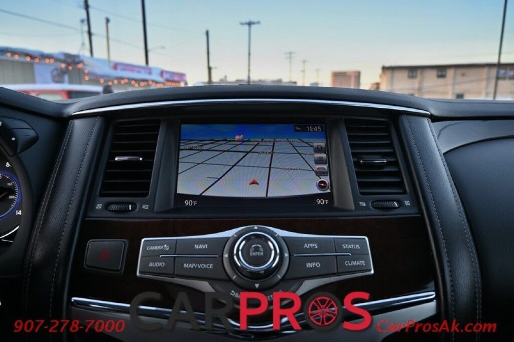 2019 INFINITI QX80 LUXE - All Wheel Drive - 5.6L V8 - Front & Rear Heated Leather Seats - Remote Start - 3rd Row - Seats 7 - Navigation - Backup Camera - Bose Sound System - Bluetooth - Rear Entertainment - 1 Owner Anchorage AK