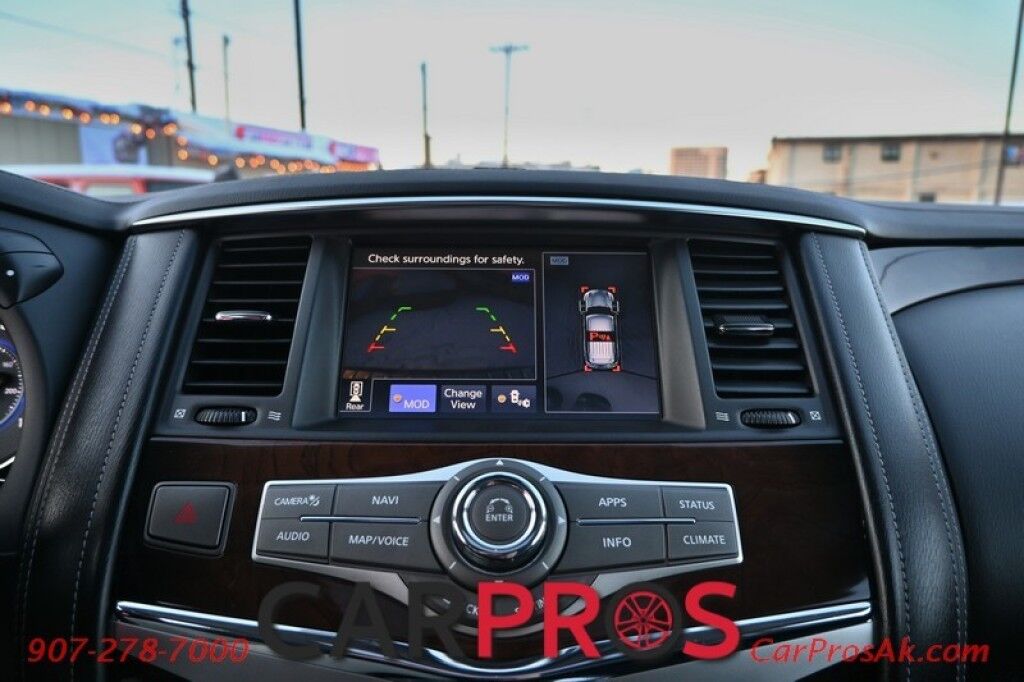 2019 INFINITI QX80 LUXE - All Wheel Drive - 5.6L V8 - Front & Rear Heated Leather Seats - Remote Start - 3rd Row - Seats 7 - Navigation - Backup Camera - Bose Sound System - Bluetooth - Rear Entertainment - 1 Owner Anchorage AK