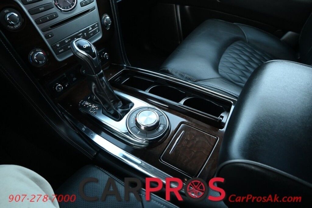 2019 INFINITI QX80 LUXE - All Wheel Drive - 5.6L V8 - Front & Rear Heated Leather Seats - Remote Start - 3rd Row - Seats 7 - Navigation - Backup Camera - Bose Sound System - Bluetooth - Rear Entertainment - 1 Owner Anchorage AK