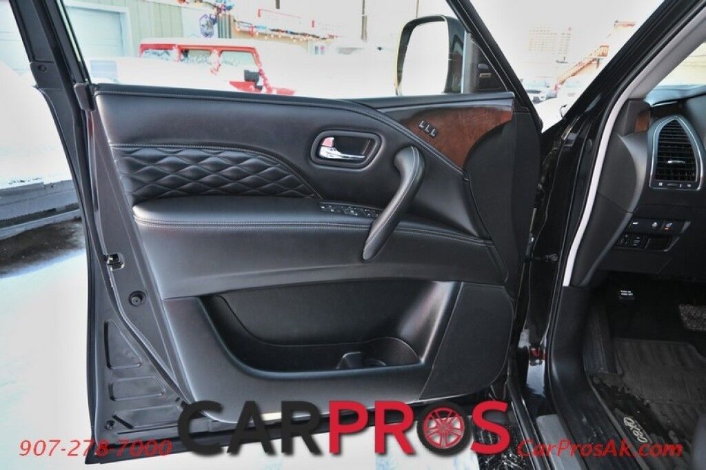 2019 INFINITI QX80 LUXE - All Wheel Drive - 5.6L V8 - Front & Rear Heated Leather Seats - Remote Start - 3rd Row - Seats 7 - Navigation - Backup Camera - Bose Sound System - Bluetooth - Rear Entertainment - 1 Owner Anchorage AK